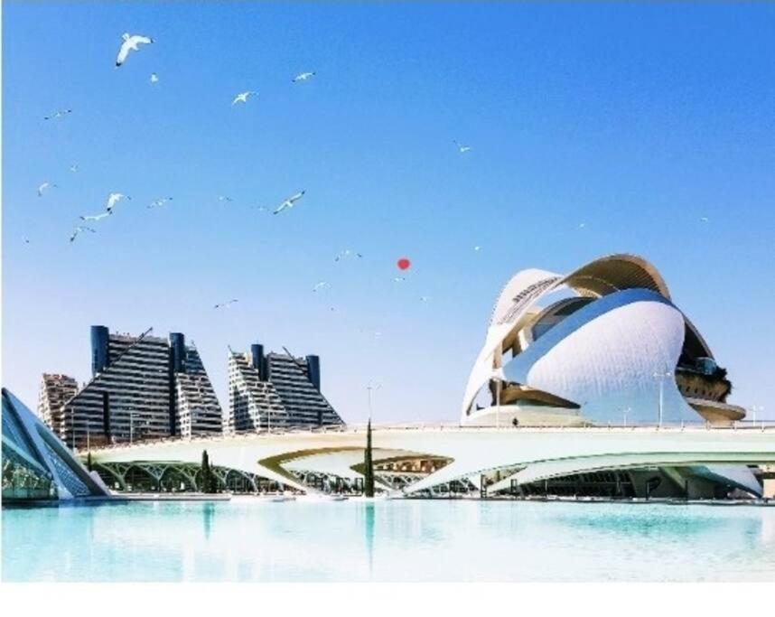 Apartamento Junto Al Mar Con Wifi Y Piscina Sagunt Exterior foto